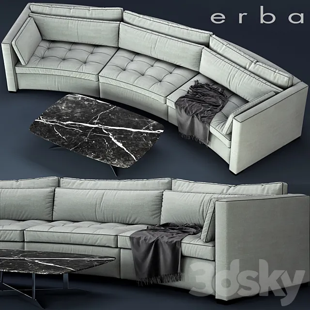 ERBA ITALIA ALCHIMIA TONDO Sofa 3D Model ERBA ITALIA ALCHIMIA TONDO Sofa 3D Model