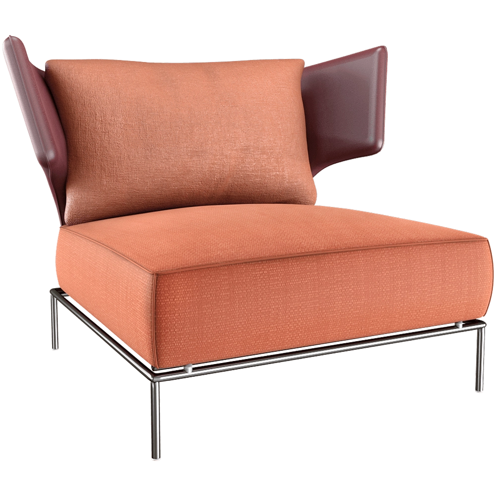 ERBA ITALIA – Armchair Abbracio 3D Model ERBA ITALIA – Armchair Abbracio 3D Model