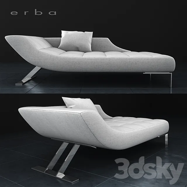Erba Italia | Viceversa Chaise longue | Couch 3D Model