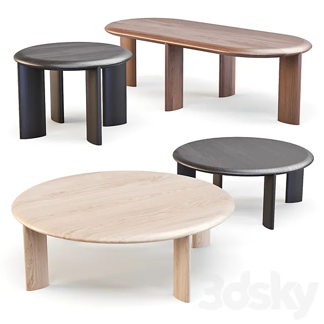 Ercol – L. Ercolani: IO – Coffee and Side Tables 3D Model