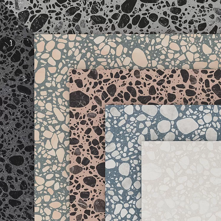 Ergon Medley POP Terrazzo 3D Model Free Download