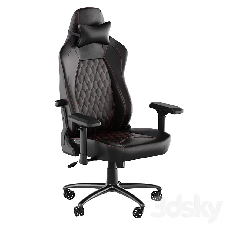 Ergonomic High Back Gaming Chair with Armrests Headrest Pillow and Adjustable Lumbar Support SY-088 Flash Furniture 3D Model