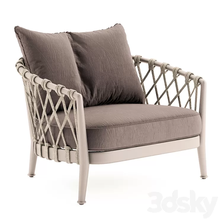 Erica armchair 3D Model