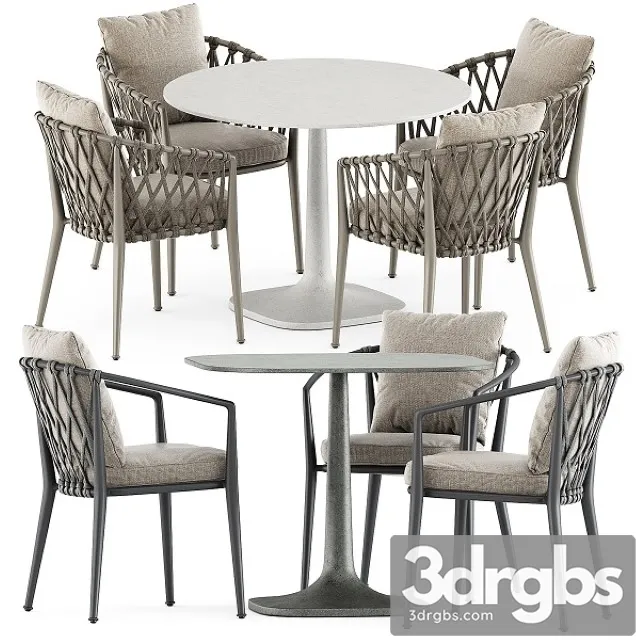 Erica Outdoor Chair and Fiore Outdoor Table by Bebitalia 3D Model Download Erica Outdoor Chair and Fiore Outdoor Table by Bebitalia 3D Model Download