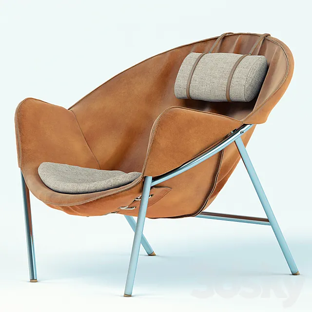 Erik Ole Jorgensen lounge chair 3D Model
