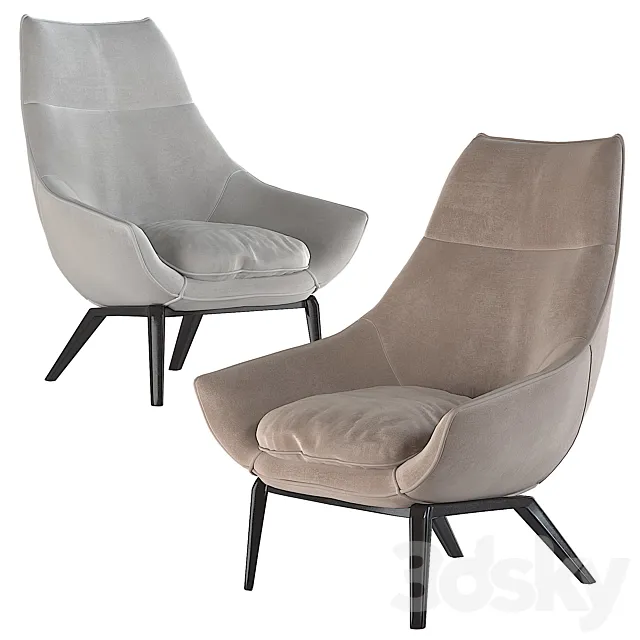 ERMES armchair 3DModel