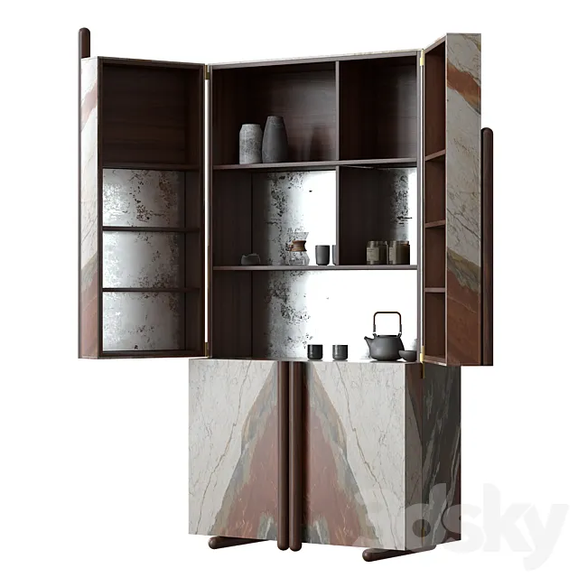 Ernest Bar by Charles Zana 3D Model