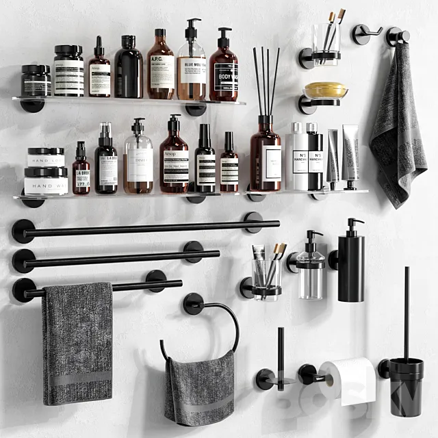 EROS bathroom accessories 2 3DModel