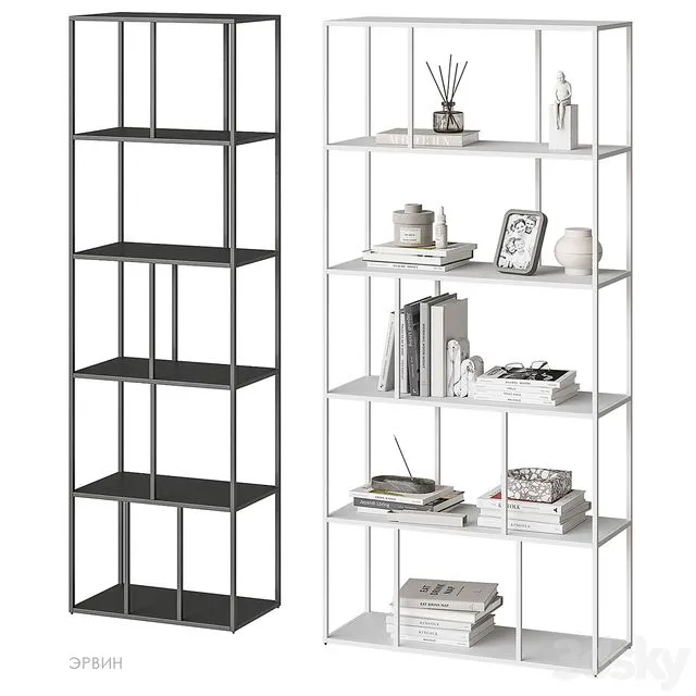 Erwin shelving 3D Model