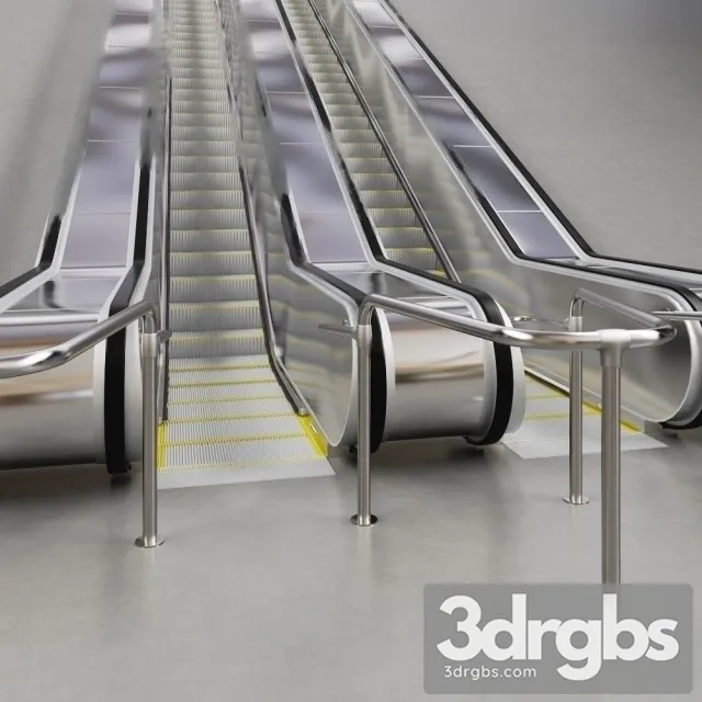 Escalator 3D Model Download