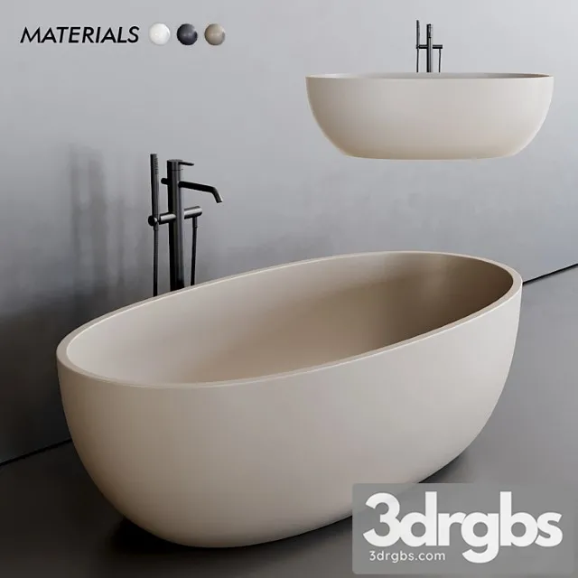 Esedra by Sdr Ceramiche Bull Bathtub 3D Model Download