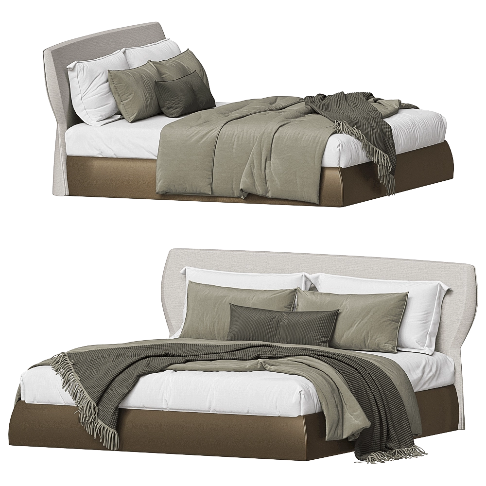 Esedra Design – Bed Dafne 3D Model Esedra Design – Bed Dafne 3D Model