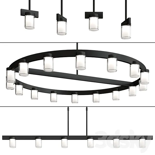 ESFERA pendant lamps 3D Model