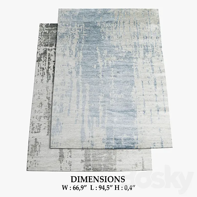 Esila Rugs_186 3D Model Esila Rugs_186 3D Model