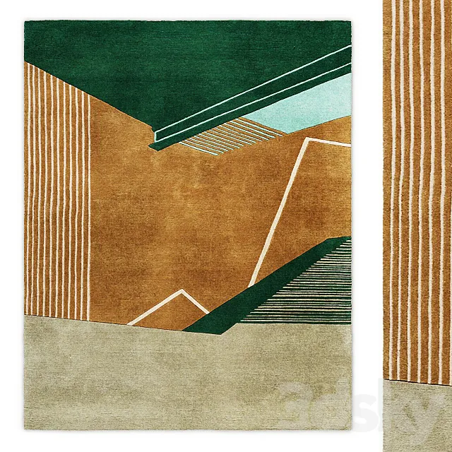 Espace Rug Toulemonde Bochart 3D Model Espace Rug Toulemonde Bochart 3D Model