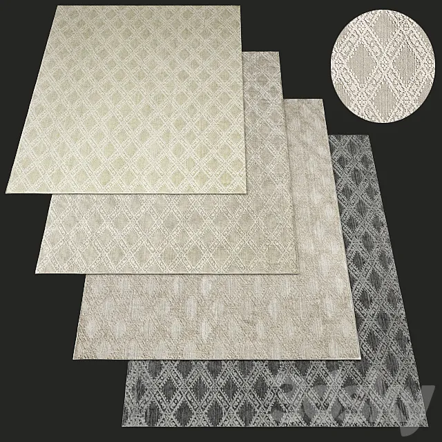 Espaldar Rug RH 3D Model Espaldar Rug RH 3D Model