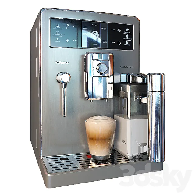 Espresso Coffee Machine PHILIPS-SAECO HD8954 _ 09 3D Model