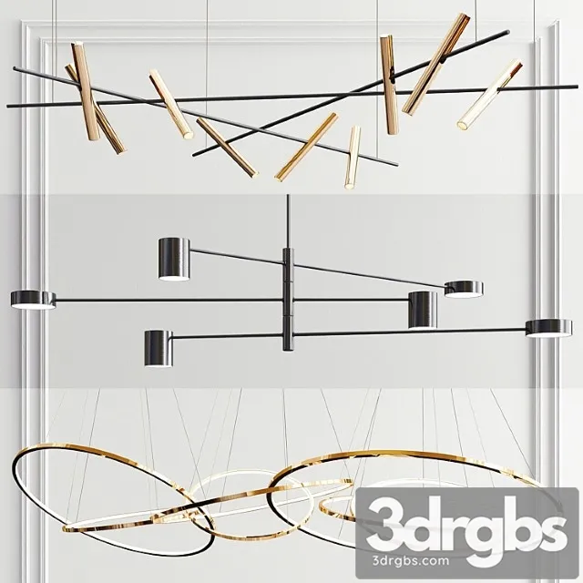 Esprit ambient ring chandelier – 3 type Esprit ambient ring chandelier – 3 type