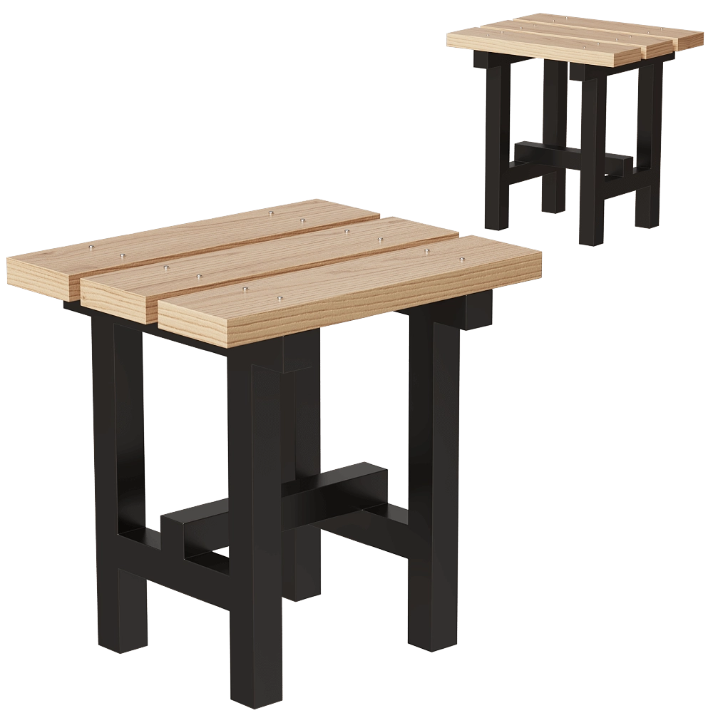 Essem Design – Bench 68 3D Model Essem Design – Bench 68 3D Model
