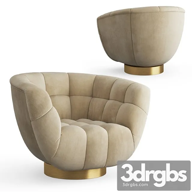 Essex armchair 3D Model Download