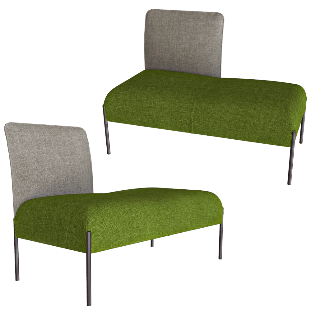 Estel Group – Modular bench Dolly 3D Model Estel Group – Modular bench Dolly 3D Model