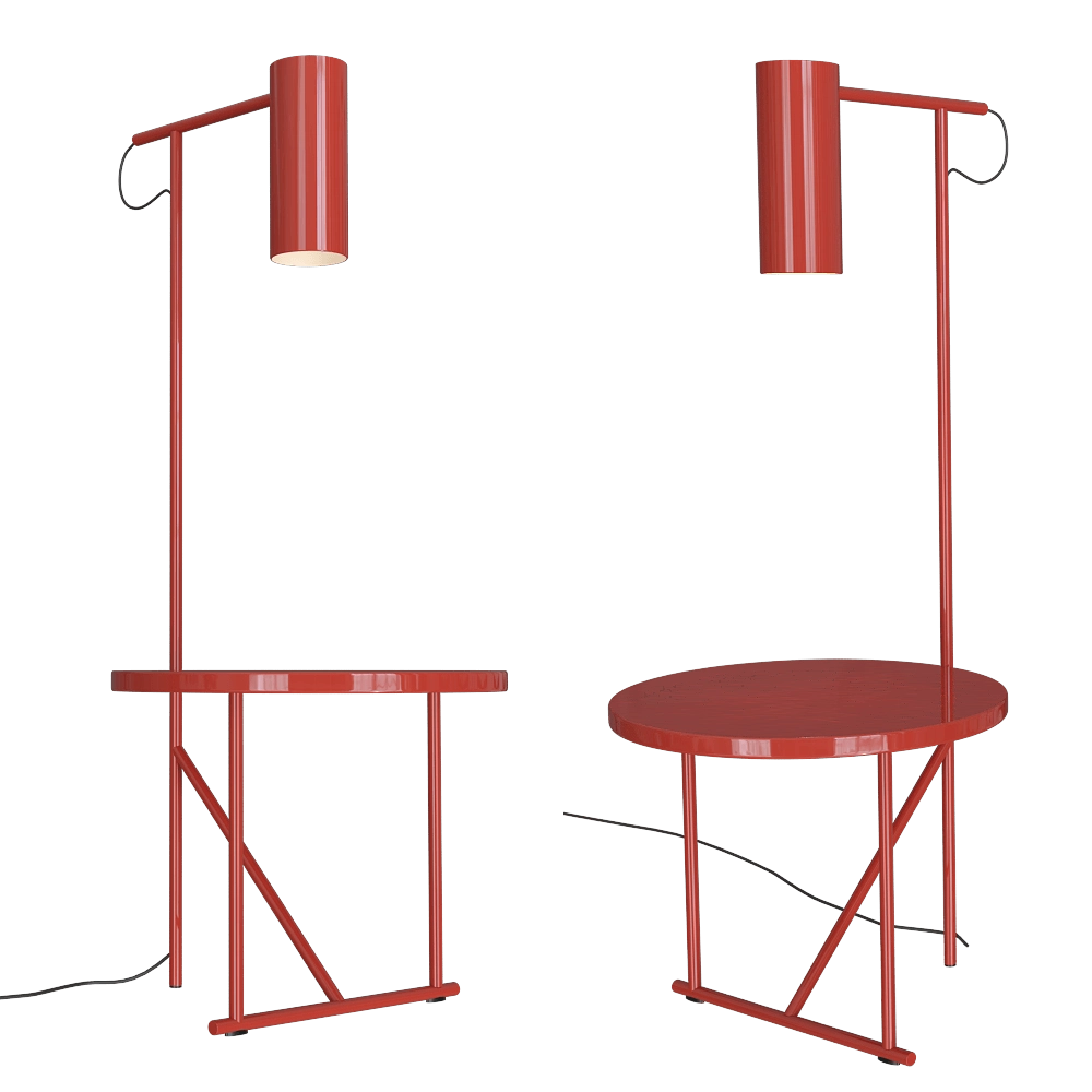 Estel Group – Table with light Lucignolo 3D Model Estel Group – Table with light Lucignolo 3D Model