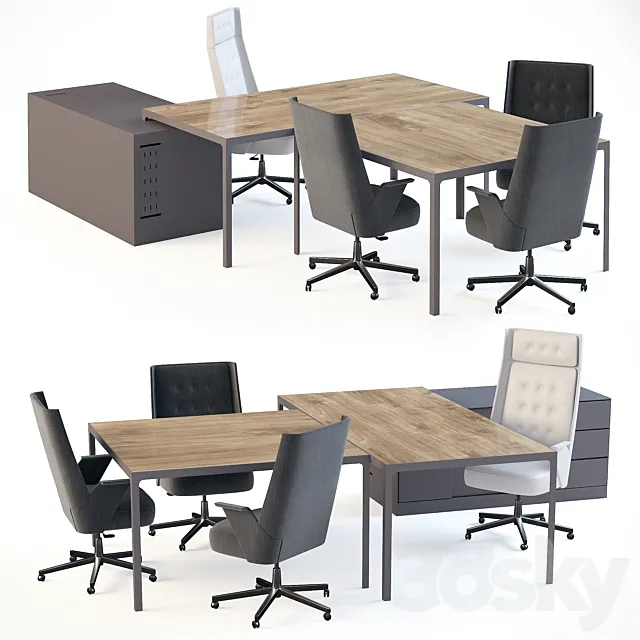 Estel office set 3DModel