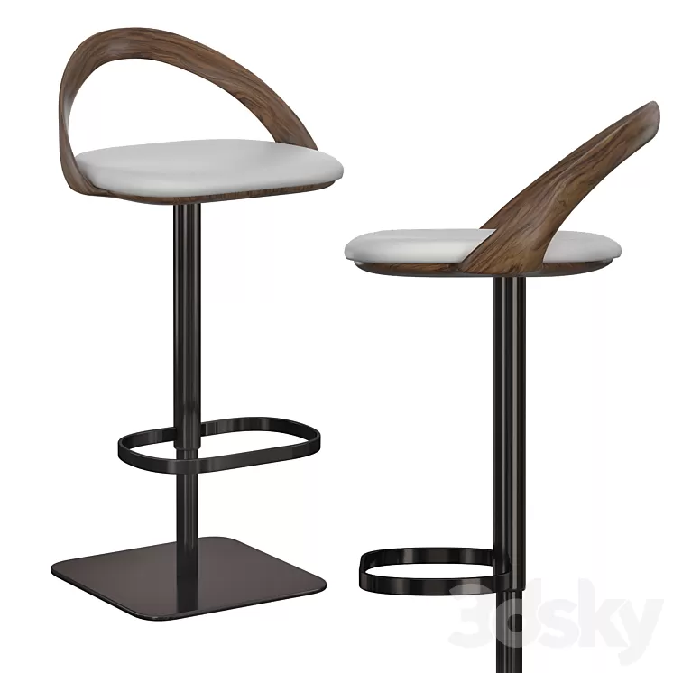 Ester sgabello bar stool 3D Model Free Download
