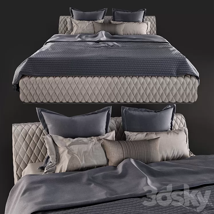 Estetic majorka bed 3D Model