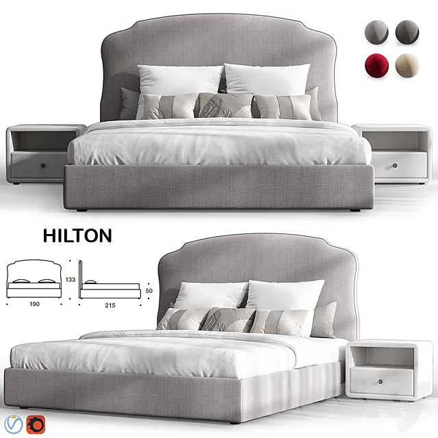 Estetica HILTON 3D Model Estetica HILTON 3D Model