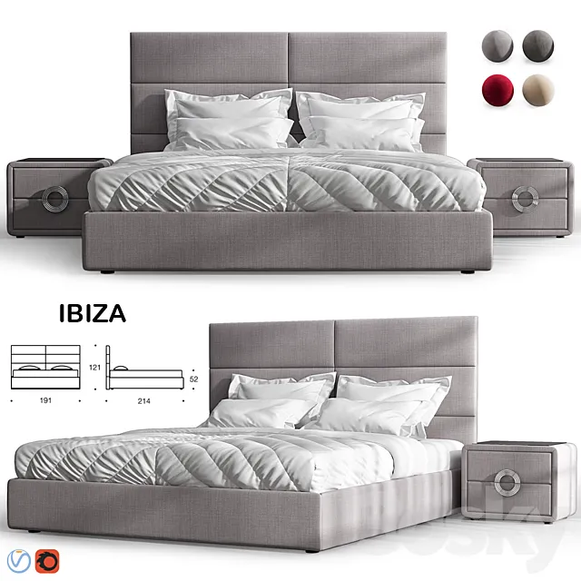 Estetica IBIZA 3D Model Estetica IBIZA 3D Model