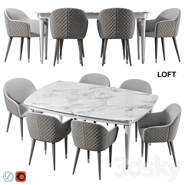 Estetica Loft set 3DModel