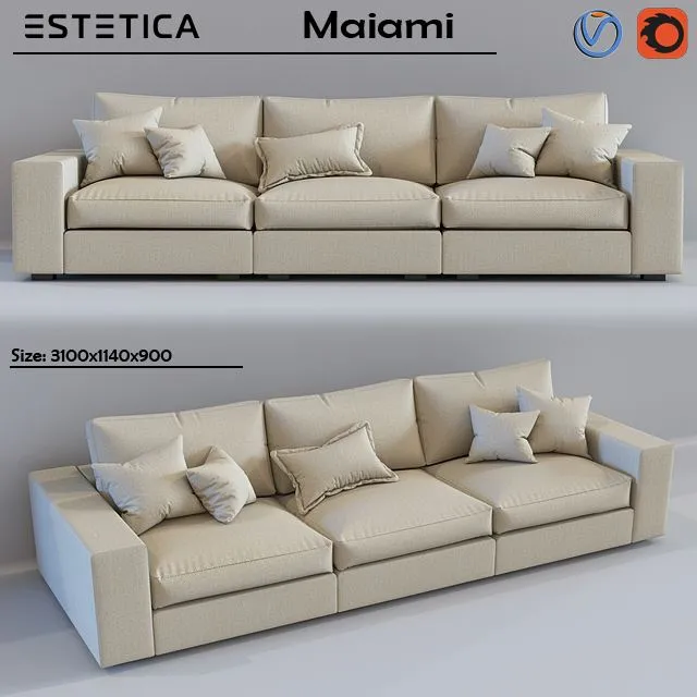 Estetica Maiami 3D Model Estetica Maiami 3D Model