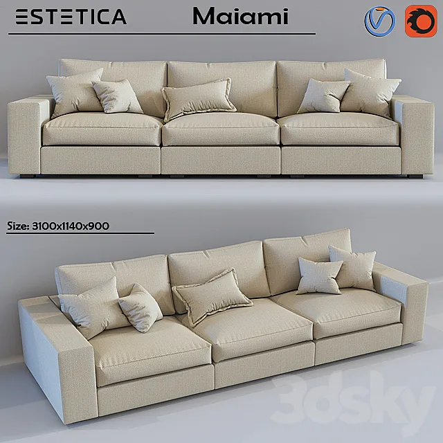 Estetica Maiami 3DModel Estetica Maiami 3DModel
