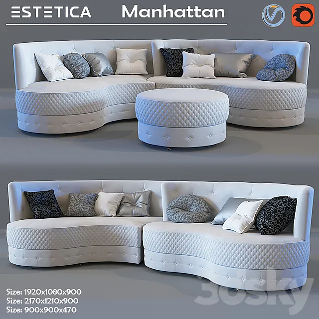 Estetica Manhattan 3D Model Estetica Manhattan 3D Model