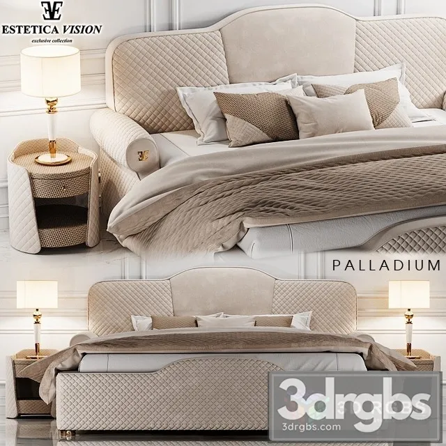 Estetica Palladium Bed 3D Model Download