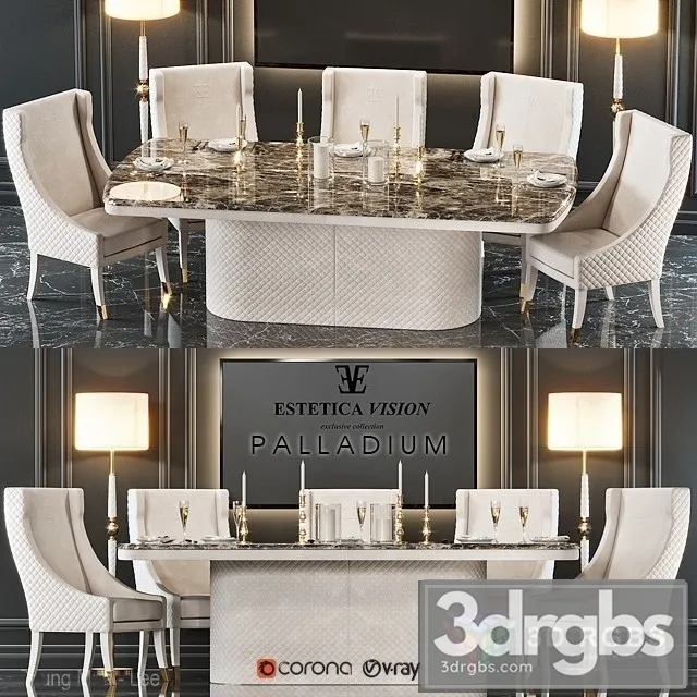 Estetica Palladium Table 3 3D Model Download Estetica Palladium Table 3 3D Model Download