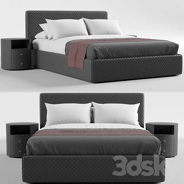 Estetica Vision Nice Two Bed 3DModel Estetica Vision Nice Two Bed 3DModel