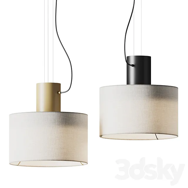 Estiluz Cyls Pendant Lamp 3D Model Estiluz Cyls Pendant Lamp 3D Model