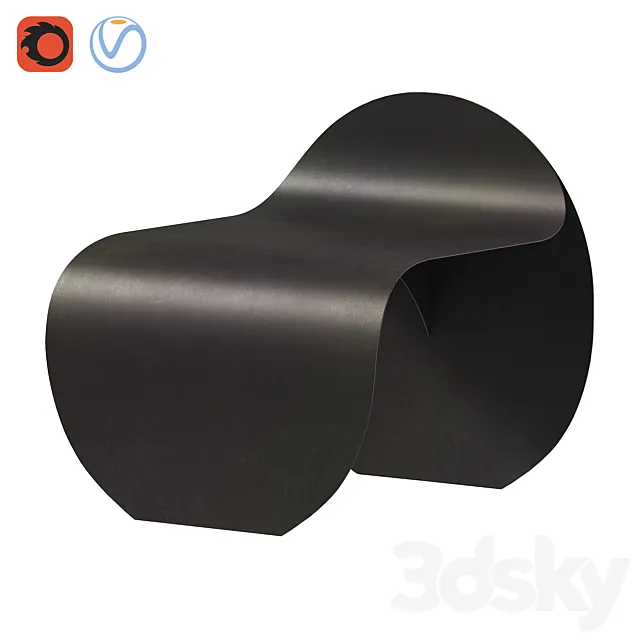 Estudio Persona O Stool 3DModel