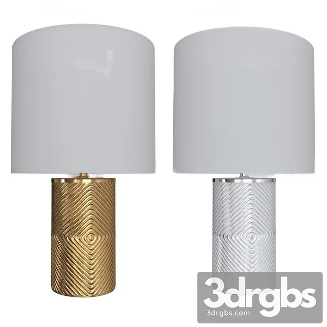 Etched Glass Table Lamp 3D Model Download