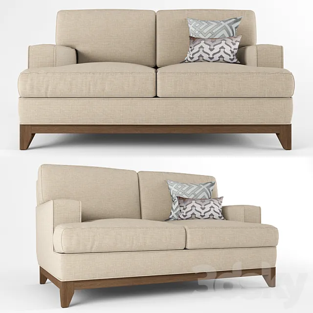 Ethan Allen Arcata Sofa 3D Model