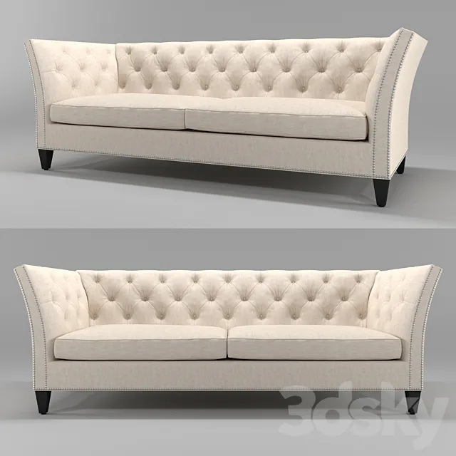 Ethan Allen Shelton Sofa 3D Model Ethan Allen Shelton Sofa 3D Model