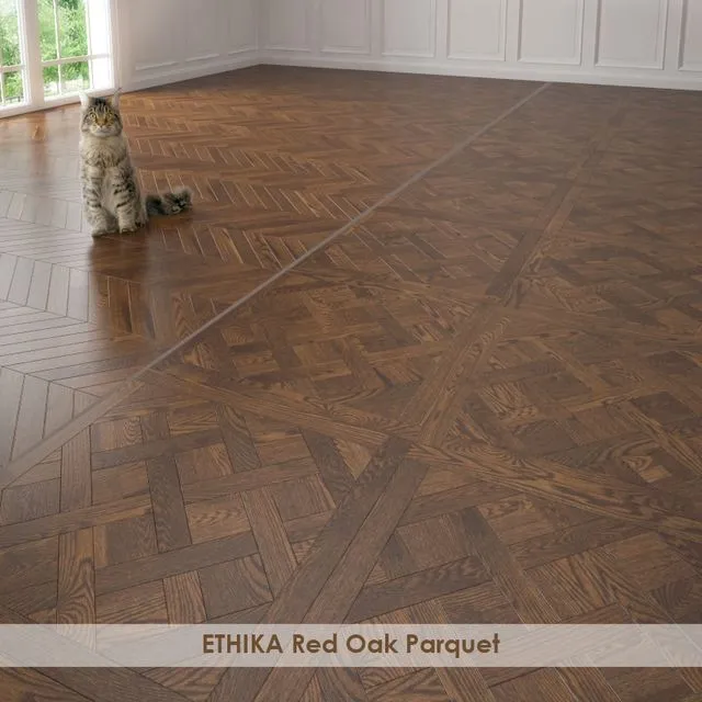 ETHIKA Red Oak Versailles 3D Model ETHIKA Red Oak Versailles 3D Model