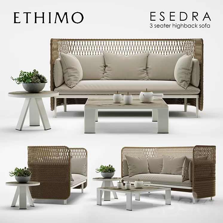 ETHIMO – Esedra by Luca Nichetto 3D Model