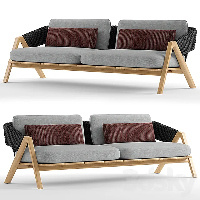 Ethimo knit sofa 3DModel Ethimo knit sofa 3DModel