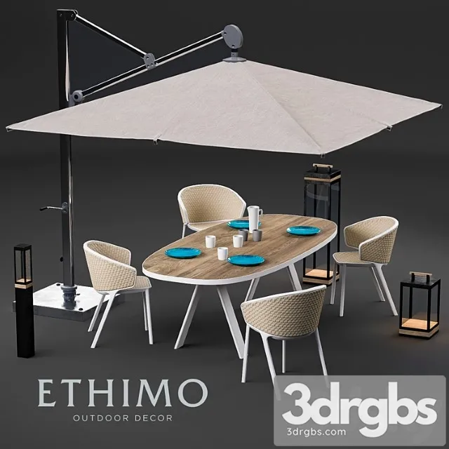 Ethimo set 2 3D Model Download Ethimo set 2 3D Model Download