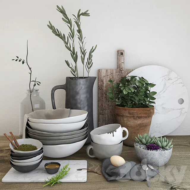 Ethnic Decor 3D Model