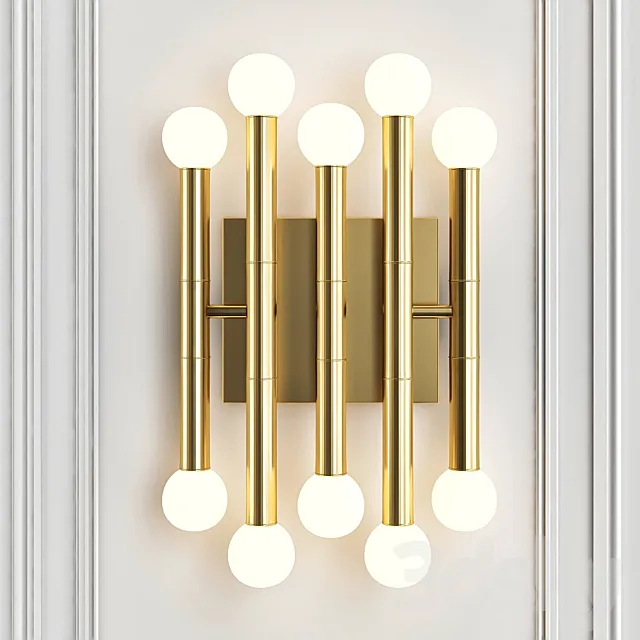 Ethnic sconces of bamboo 3DModel Ethnic sconces of bamboo 3DModel