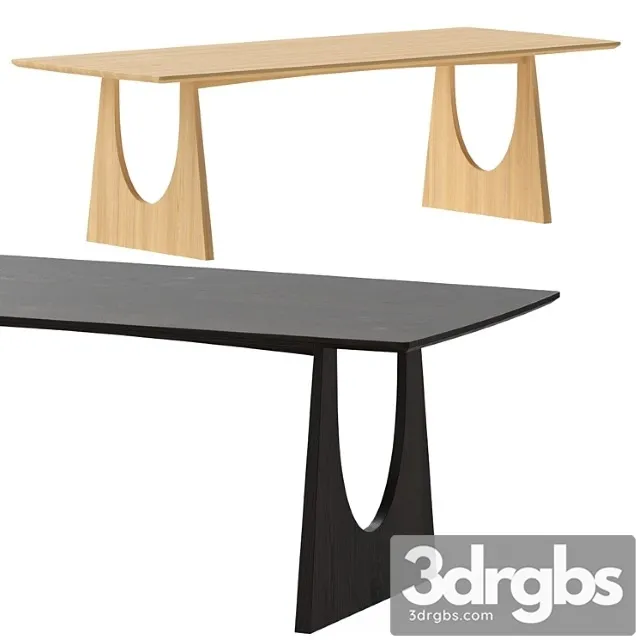 Ethnicraft geometric dining table Ethnicraft geometric dining table